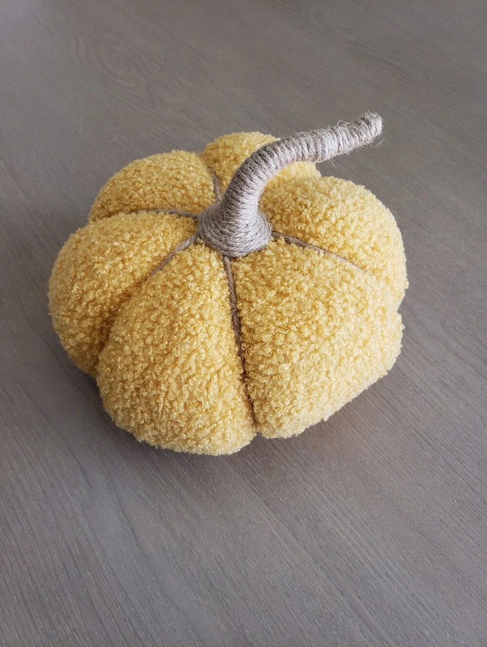 Set Of Two Autumn Plush Pumpkin Decorative Pillow - Orange & Yellow